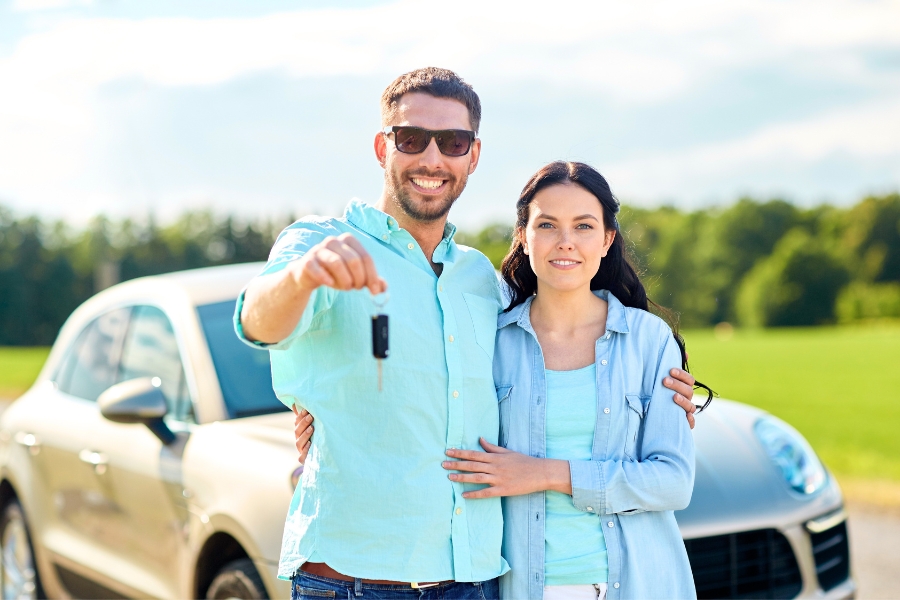 Couple on a Road Trip